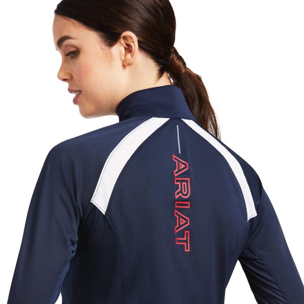 Ariat Sunstopper 2.0 1/4 Zip Team Navy - Bild 3