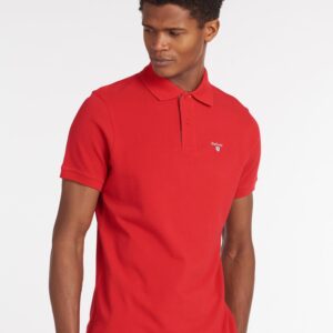 Barbour Tartan Pique Polo Red Dress
