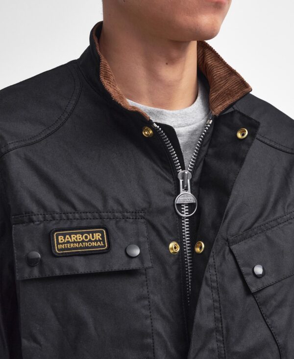 Barbour International Westross Wax jkt Black - Bild 9