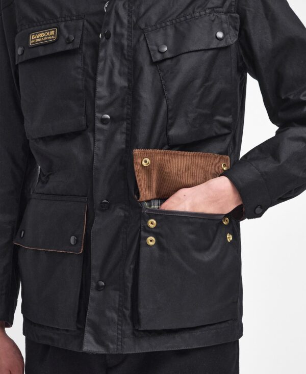 Barbour International Westross Wax jkt Black - Bild 7