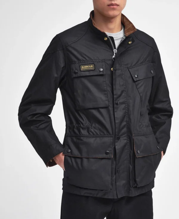Barbour International Westross Wax jkt Black - Bild 5