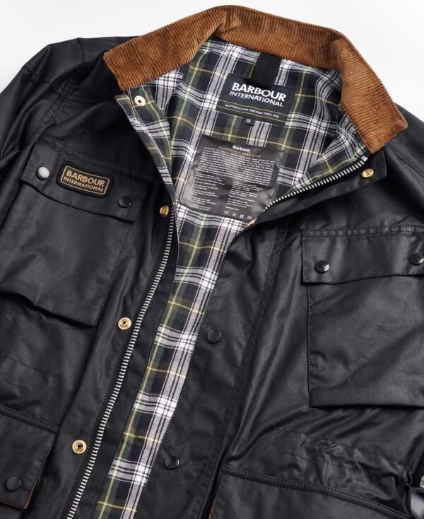 Barbour International Westross Wax jkt Black - Bild 3
