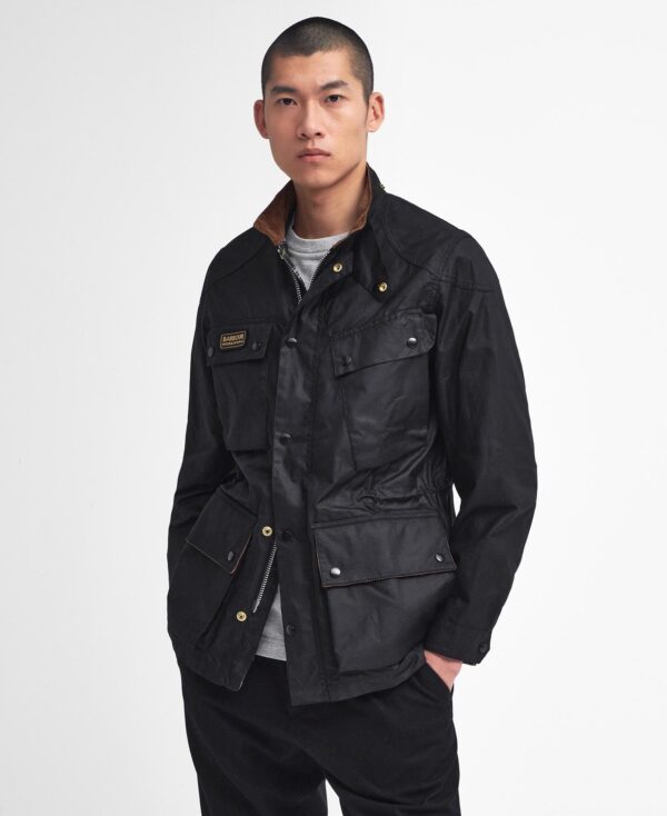 Barbour International Westross Wax jkt Black - Bild 8