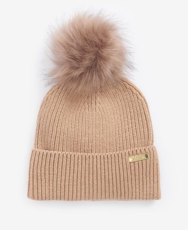 Barbour Intl Mallory Pom Beanie Light Trench