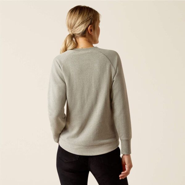 Ariat Benicia Sweatshirt Heather Grey - Bild 3