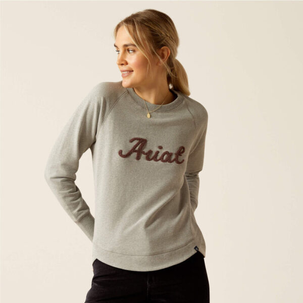 Ariat Benicia Sweatshirt Heather Grey - Bild 2