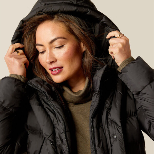 Ariat Norfolk Long Puffa Coat Black - Bild 5