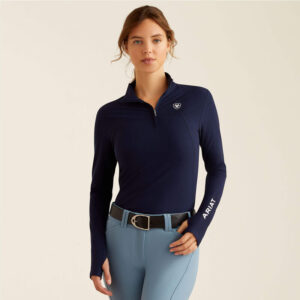 Ariat Lowell 3.0 1/4 sip LS Navy Eclipse