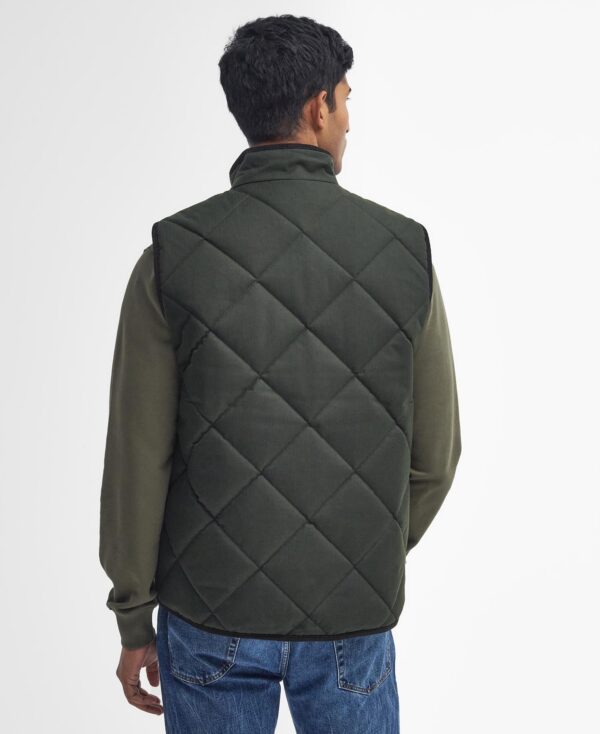Barbour Holburn Qulted Gilet Sage - Bild 7