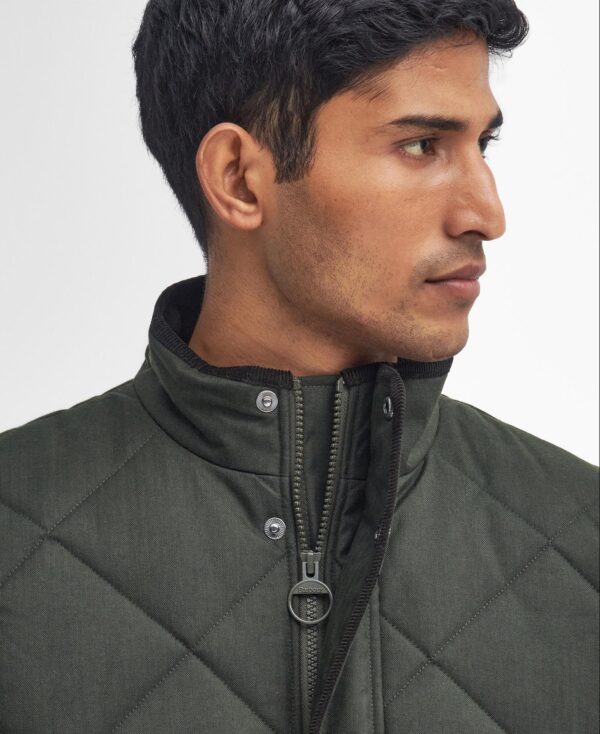 Barbour Holburn Qulted Gilet Sage - Bild 6