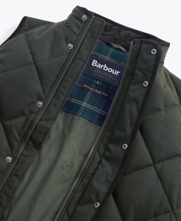Barbour Holburn Qulted Gilet Sage - Bild 8