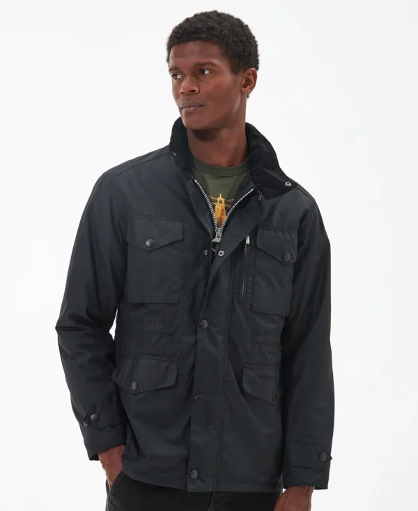 Barbour Sapper Wax jkt Black