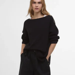 Barbour Intl Kyra Knitted Jumper Black