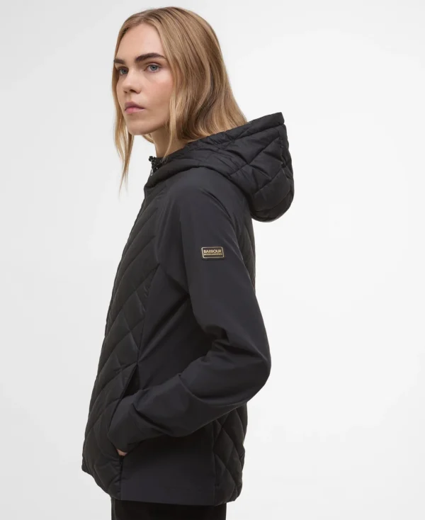 Barbour Intl Dakota Quilted Sweat Black - Bild 5