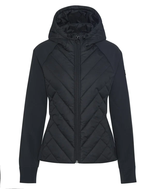 Barbour Intl Dakota Quilted Sweat Black - Bild 2