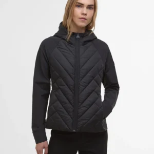Barbour Intl Dakota Quilted Sweat Black