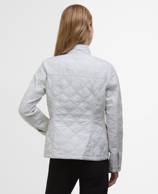 Barbour Intl Halsey Quilt Silver Birch - Bild 7