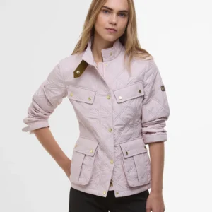 Barbour Intl Halsey Quilt Qrystal Pink