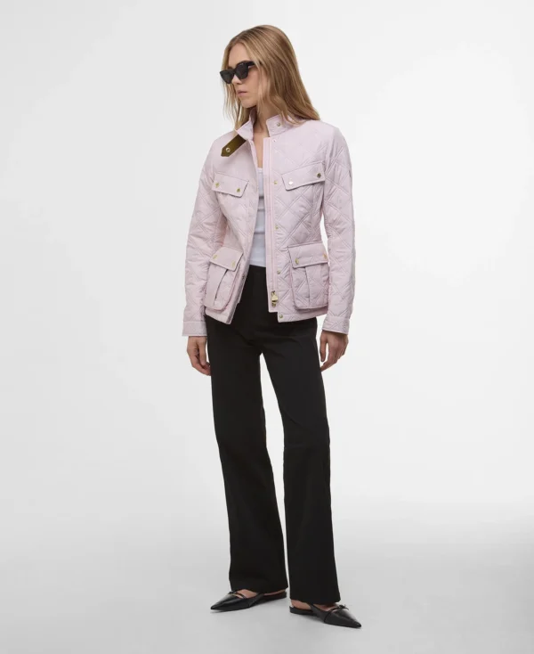 Barbour Intl Halsey Quilt Qrystal Pink - Bild 2