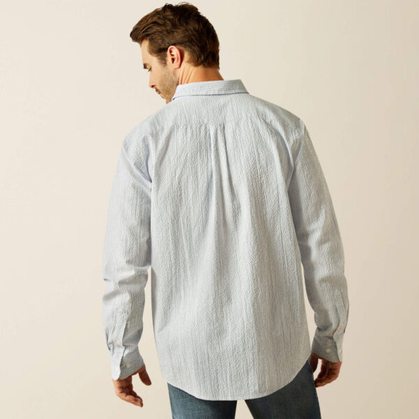 Ariat Grafham LS Shirt Blue Stripe - Bild 3