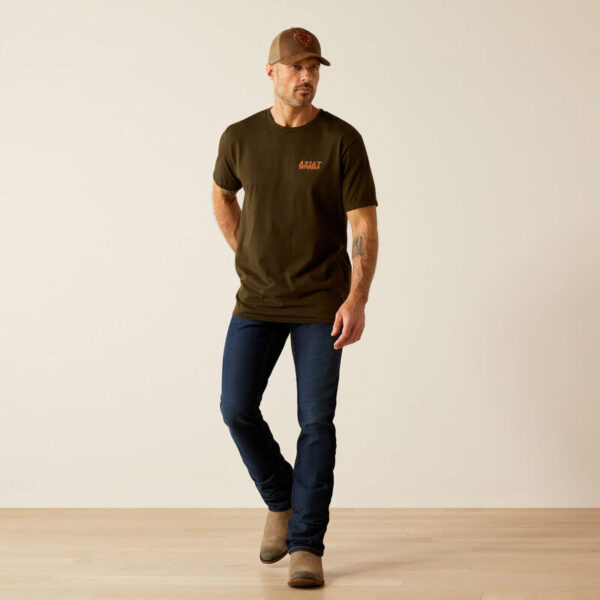 Ariat Possum DN A Half SS Shirt Dark Olive - Bild 2