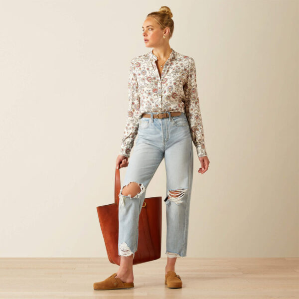 Ariat Clarion LS Blues Paisley Perennial - Bild 2