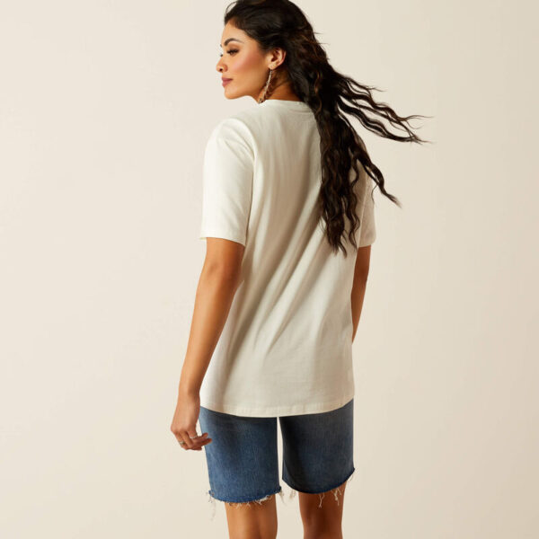Ariat Rodeo SS T-Shirt Cloud Dancer - Bild 3