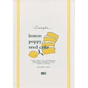 Lexington Poppy Kitchen Towel WH/YE