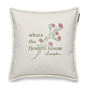 Lexington Flowers Bloom Lin/Cot Pillow 50*50 White
