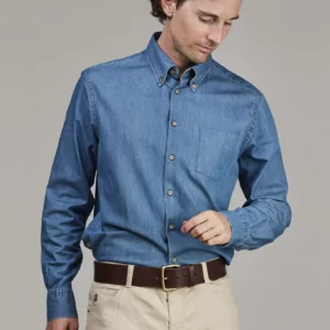 Hansen & Jacob Indigo Classic Shirt Blue