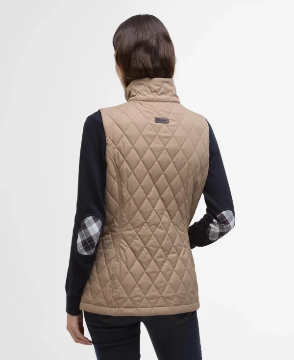 Barbour Keeper Wear Quilted Gilet Beige - Bild 7