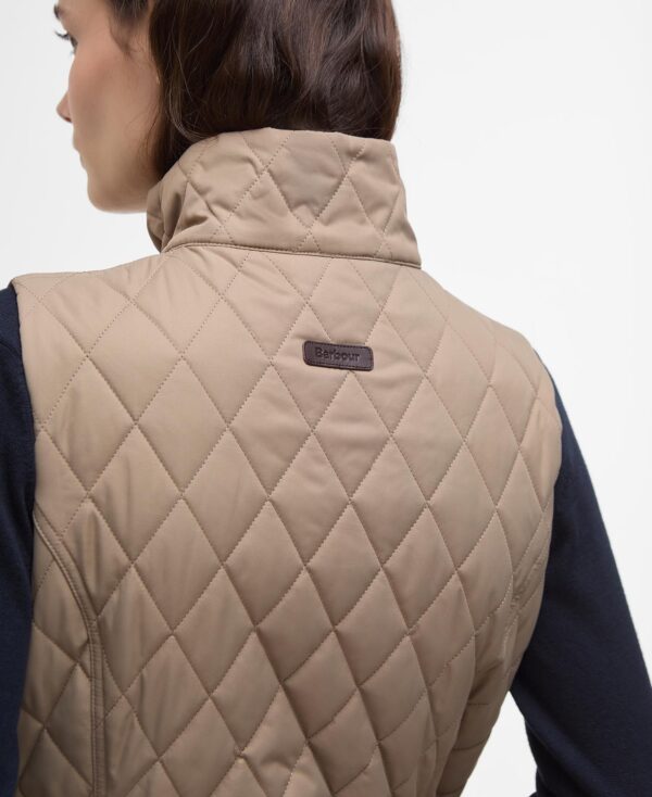 Barbour Keeper Wear Quilted Gilet Beige - Bild 4