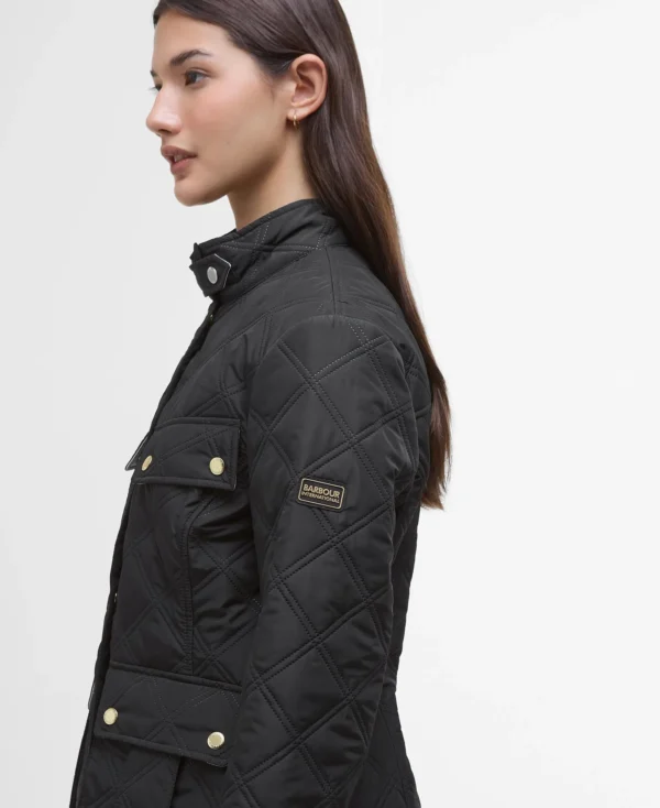 Barbour Intl Halsey Quilt Black - Bild 4