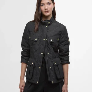 Barbour Intl Halsey Quilt Black