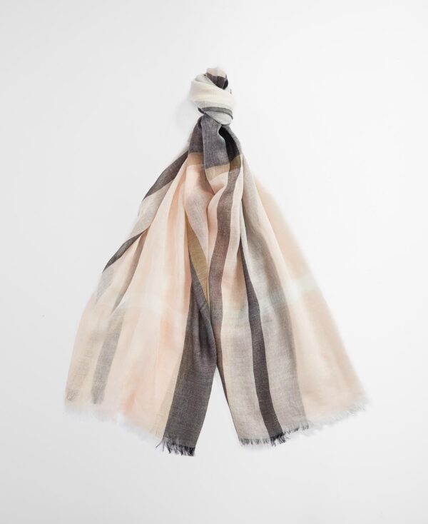 Barbour Maisy Tartan Scarf Primos Safari Dress Tar