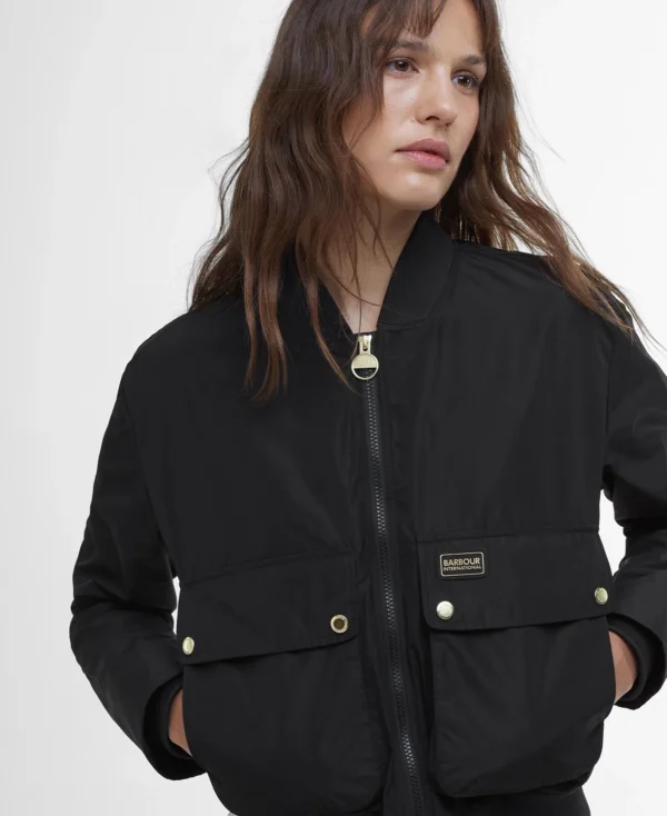 Barbour Intl Priya SP Bomber jkt Black - Bild 7
