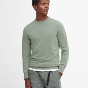 Barbour Pima Cotton Crew Neck Agave Green