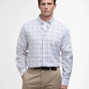 Barbour Caswell Tattersall RF Shirt Navy