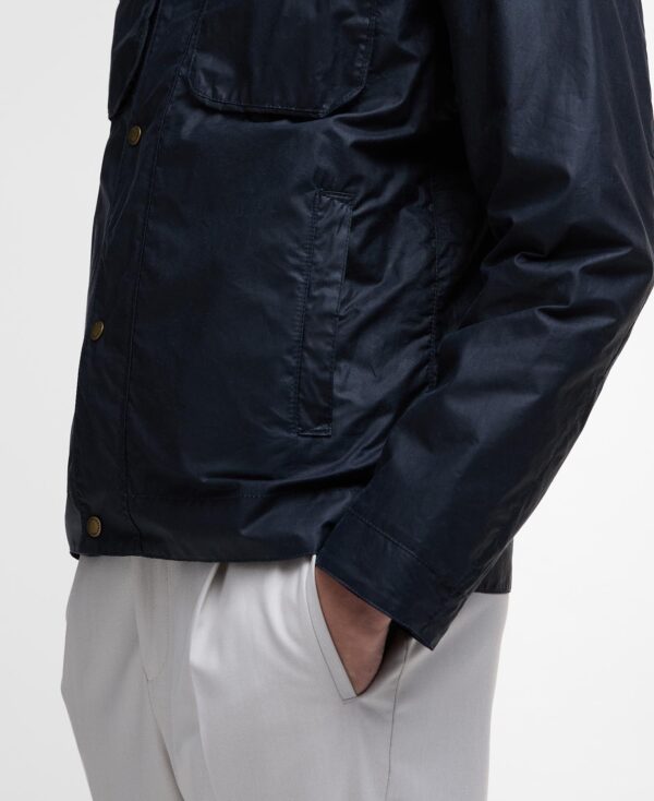 Barbour Intl Merton Wax jacket Navy - Bild 4