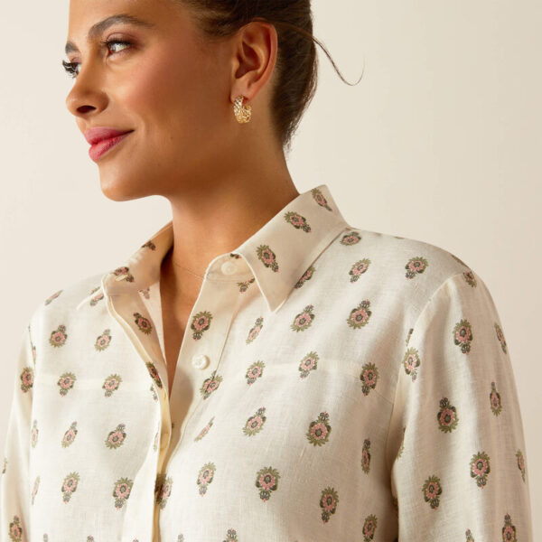 Ariat Pocklington LS Blouse Echoing Motif - Bild 4