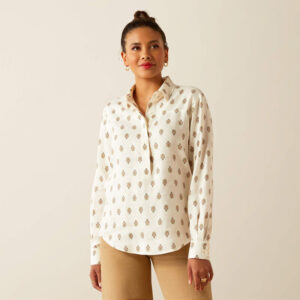 Ariat Pocklington LS Blouse Echoing Motif