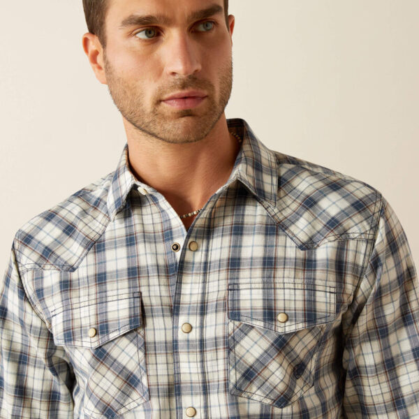 Ariat Hampton Retro Shirt Navy - Bild 5
