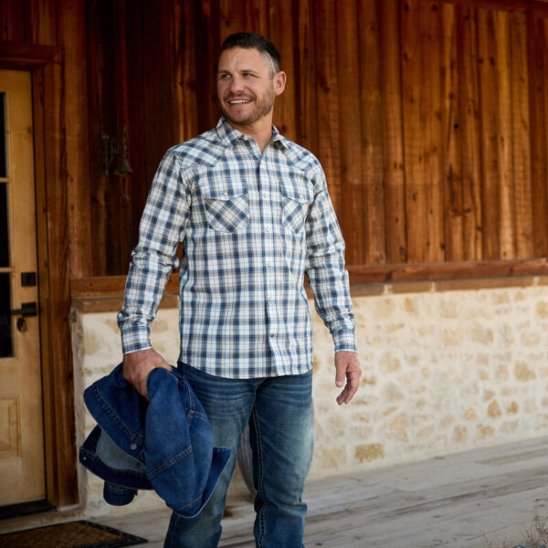 Ariat Hampton Retro Shirt Navy - Bild 2