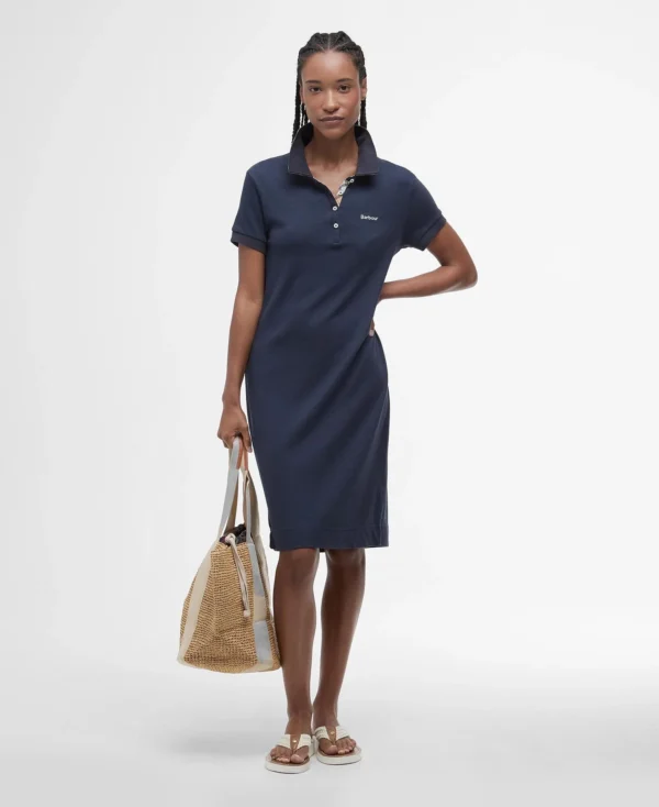 Barbour Polo Dress Navy
