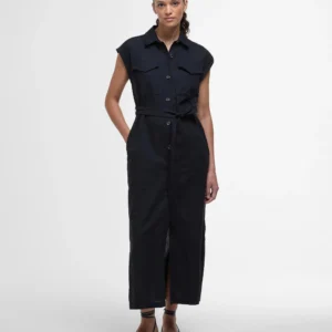 Barbour Birdie Maxi Dress Svart
