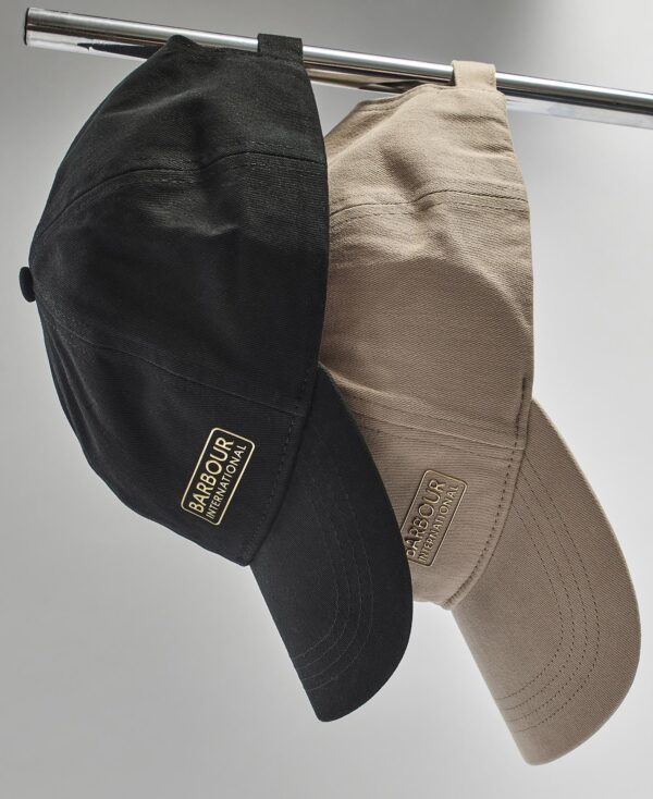 Barbour Intl Norton Cap Black - Bild 2