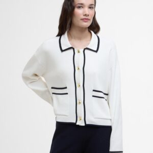 Barbour Jasmine Knitted Jumper White
