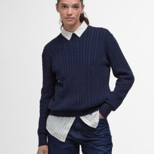 Barbour Hartland Crew Neck Jumper Navy