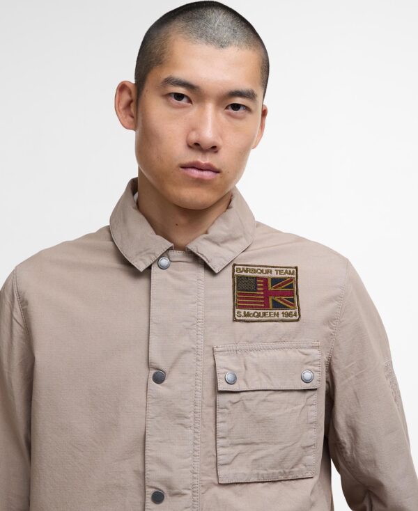 Barbour Intl Workers Casual Jkt Timberwolf - Bild 7