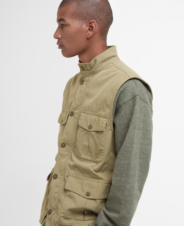 Barbour Casual Corbridge Gilet Bleached Olive - Bild 5